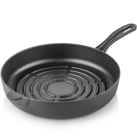 Litoželezna žar ponev - 28 cm SILVER CUSINERO Črna SILVER