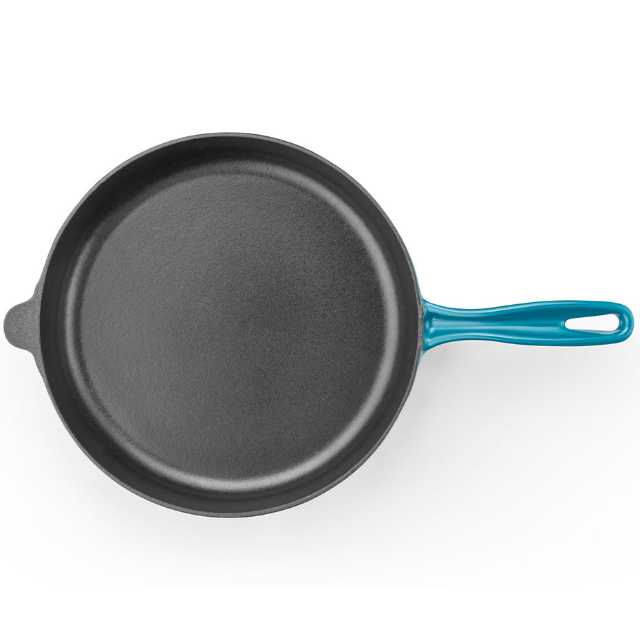 Litoželezna ponev - 28 cm SILVER CUSINERO Svetlo modra SILVER