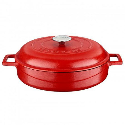 Nizka litoželezna posoda - lonec 28 cm LAVA - Chef Bruni