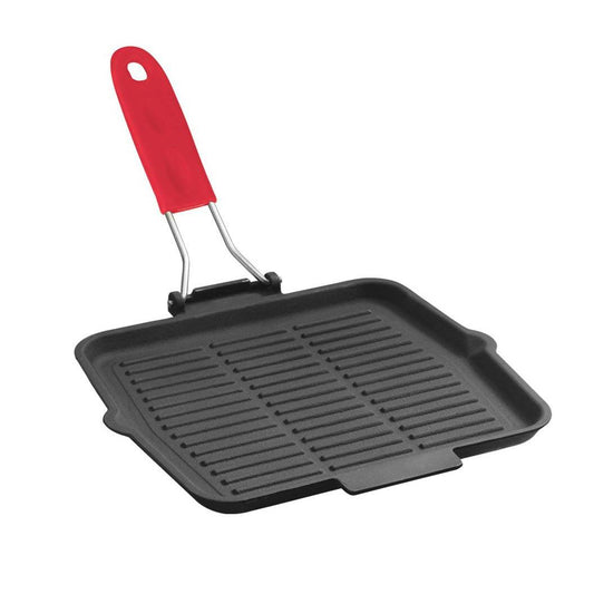 Litoželezna žar ponev s snemljivim ročajem 24x24 cm LAVA - Chef Bruni