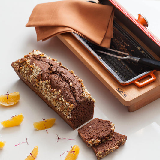 Podolgovat litoželezen pekač za kruh s pokrovom LAVA - Chef Bruni